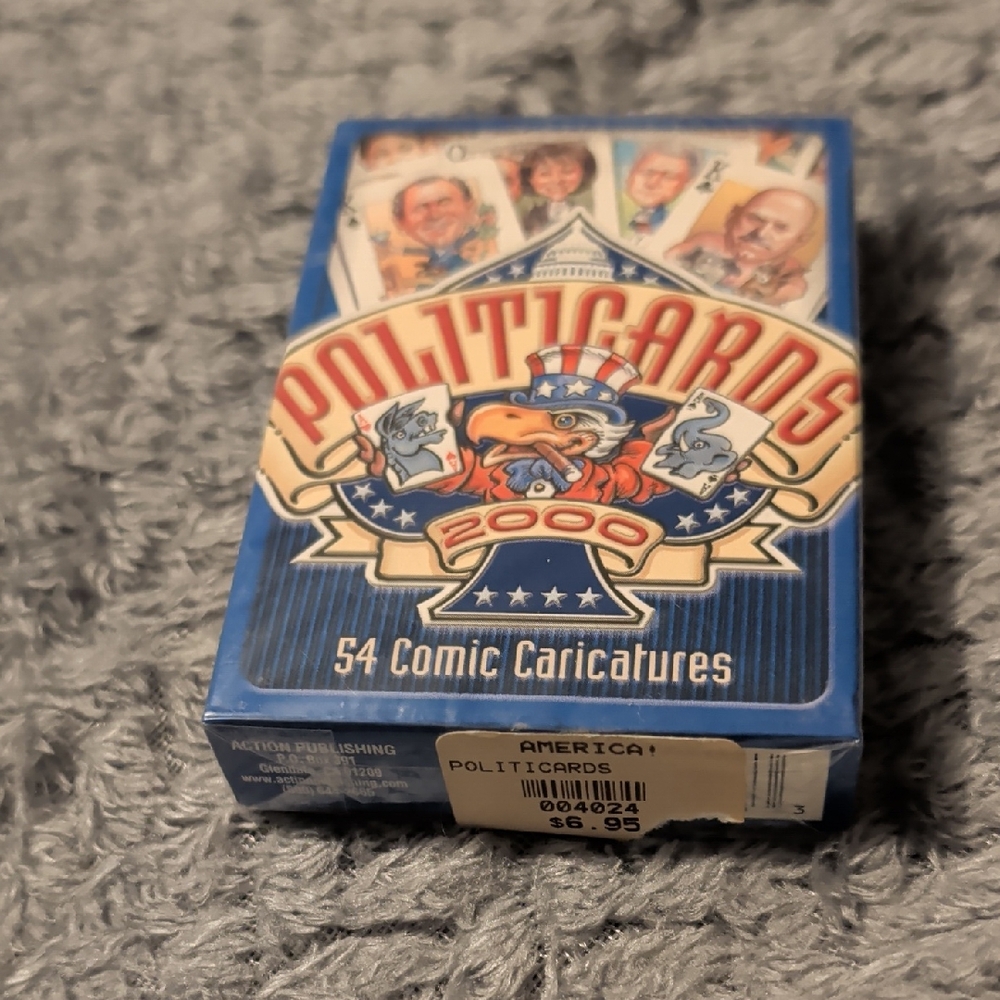 2000 Blue Comic Caricatures Card Deck